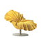 Bloom Swivel Easy Armchair  option Yellow