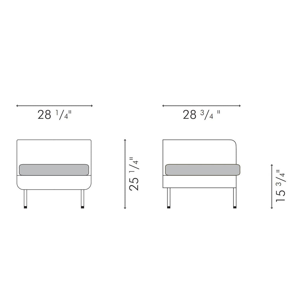 Cabaret Outdoor Easy Lounge Chair