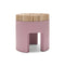Chiquita Stool/Side Table  option Orchid Pink