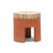 Chiquita Stool/Side Table  option Tangerine