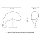 Dragon's Tail Table Lamp