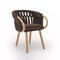 Knit Armchair  option Chestnut