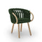 Knit Armchair  option Deep Green