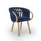 Knit Armchair  option Royal Blue