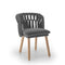 Knit Side Chair  option Pebble Gray