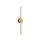 Kilter 2.0 Indoor/Outdoor Bathroom Vanity Light  option Solid Brass / Brushed Brass