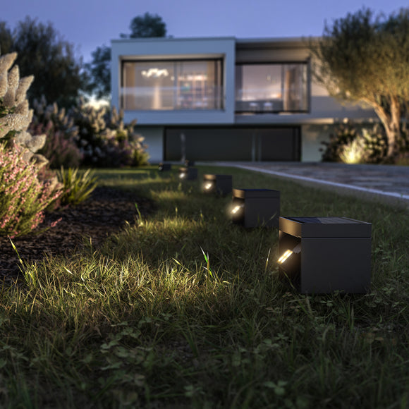 Alea Outdoor Solar Bollard Light