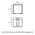 Alea Outdoor LED Solar Bollard Light