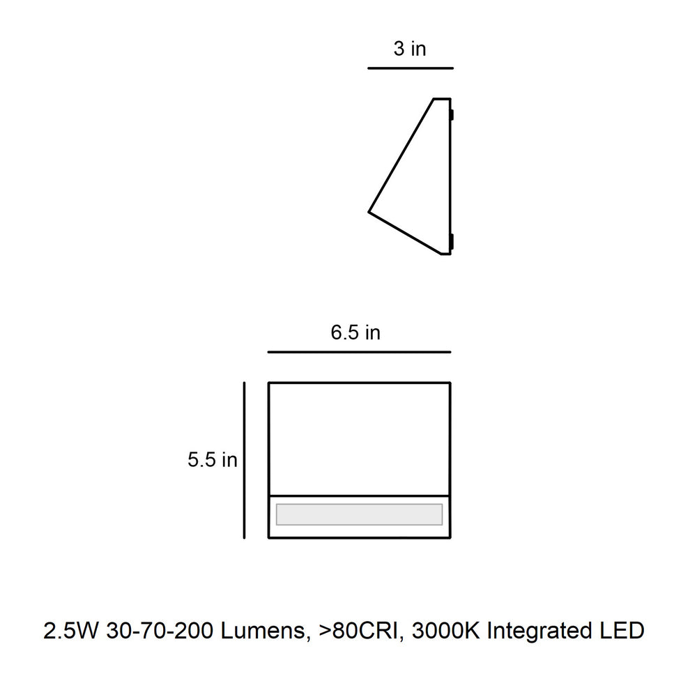 Ecostep Outdoor Solar Step and Wall Light