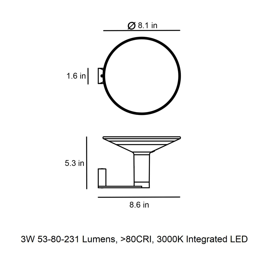 Keope Outdoor Solar Wall Sconce