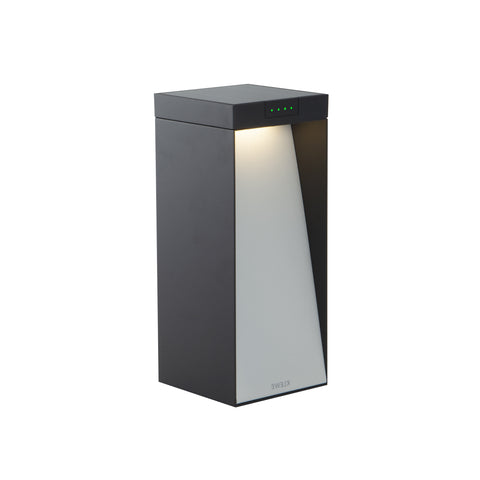 Milio Outdoor LED Solar Bollard Light