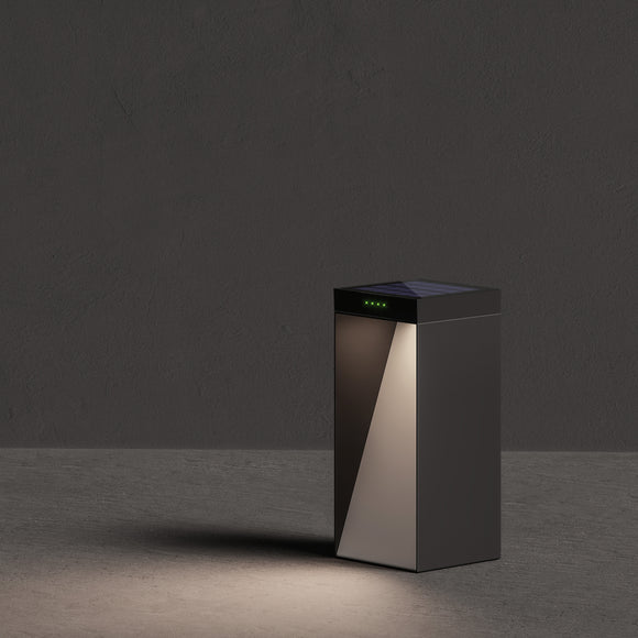 Milio Outdoor Solar Bollard Light