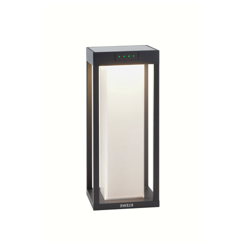 Radia Moon Outdoor LED Solar Bollard Light
