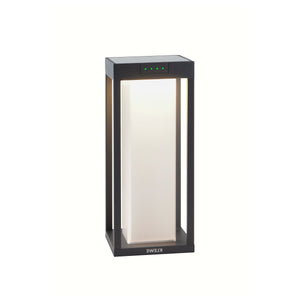 Radia Moon Outdoor LED Solar Bollard Light