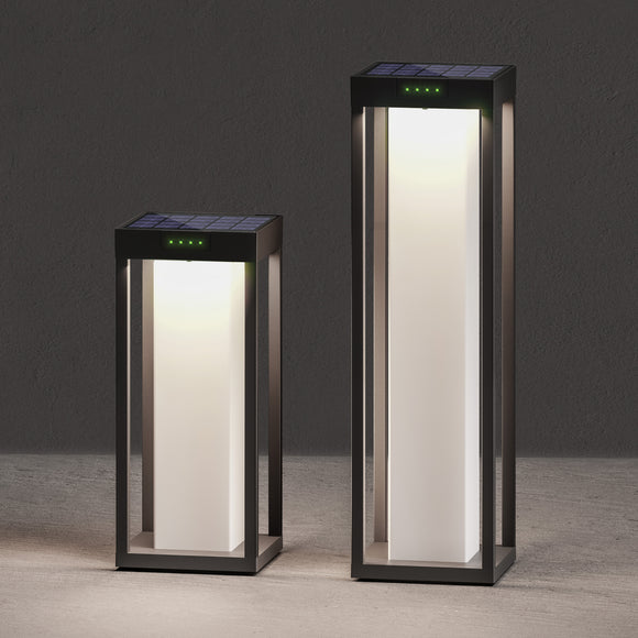 Radia Moon Outdoor Solar Bollard Light