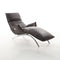 Joleen Adjustable Recliner Chaise  option A-Soft Smoke / Stainless Steel