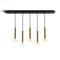 Combi Linear Pendant Light  option Brass/12 Inch