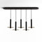 Combi Linear Pendant Light  option Metal Plate