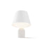 Dude Table Lamp  option Carrara White