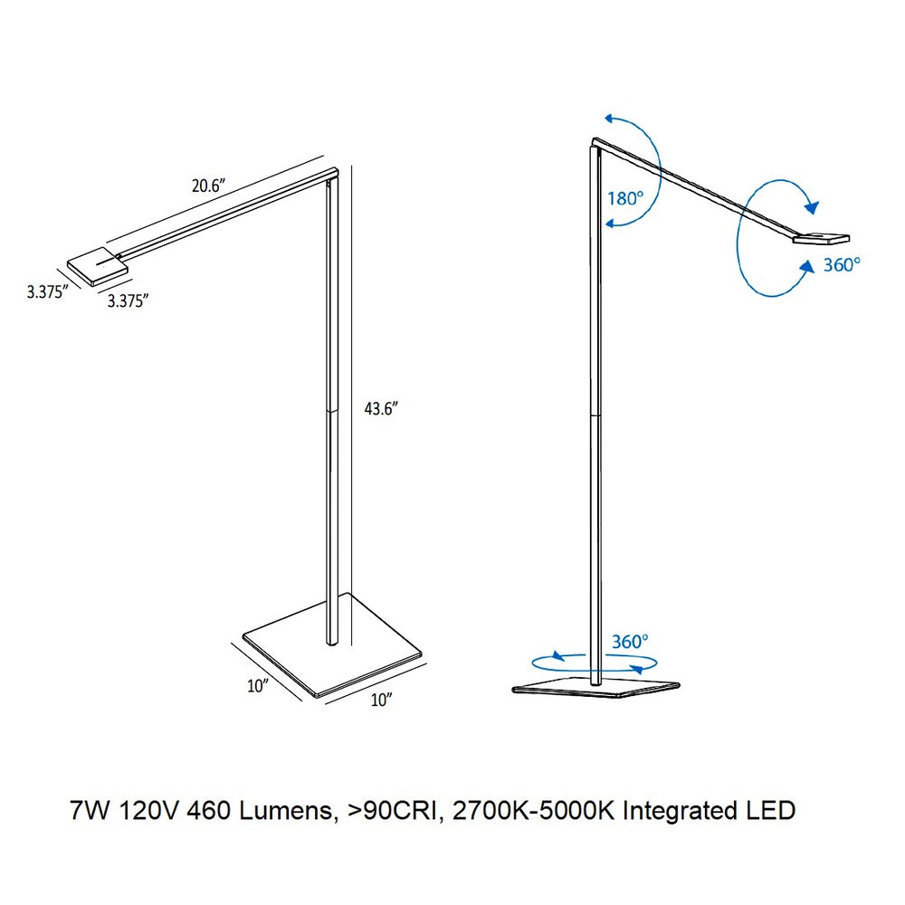 Focaccia LED Floor Lamp
