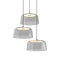 Yurei Cluster LED Pendant Light  option Clear Acrylic