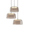 Yurei Cluster LED Pendant Light  option Tea Brown Acrylic