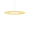 Yurei LED Pendant Light with Acoustic Panel  option Mustard Yellow Marble