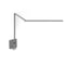 Z-Bar LED Desk Lamp  option Hardwire Wall Mount