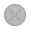 Bruk Salad Plate (Set of 4)  option Smoke Grey