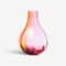 Iris Vase  option Pink/Amber