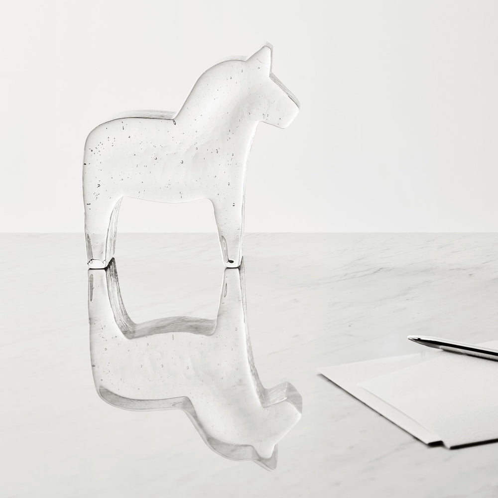 Kosta Horse Sculpture