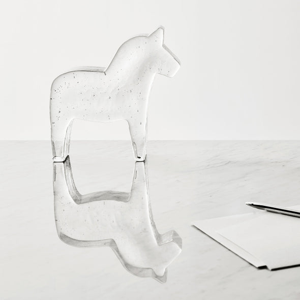 Kosta Horse Sculpture