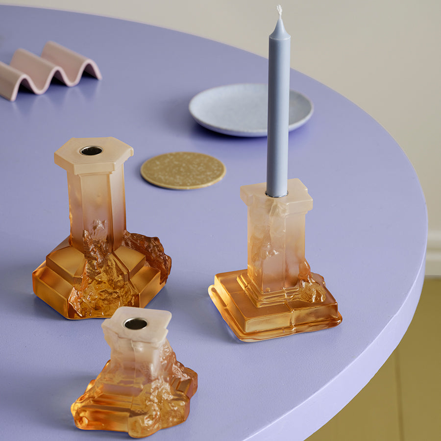 Orrefors Rocky Baroque Candlestick - Thumbnail 2