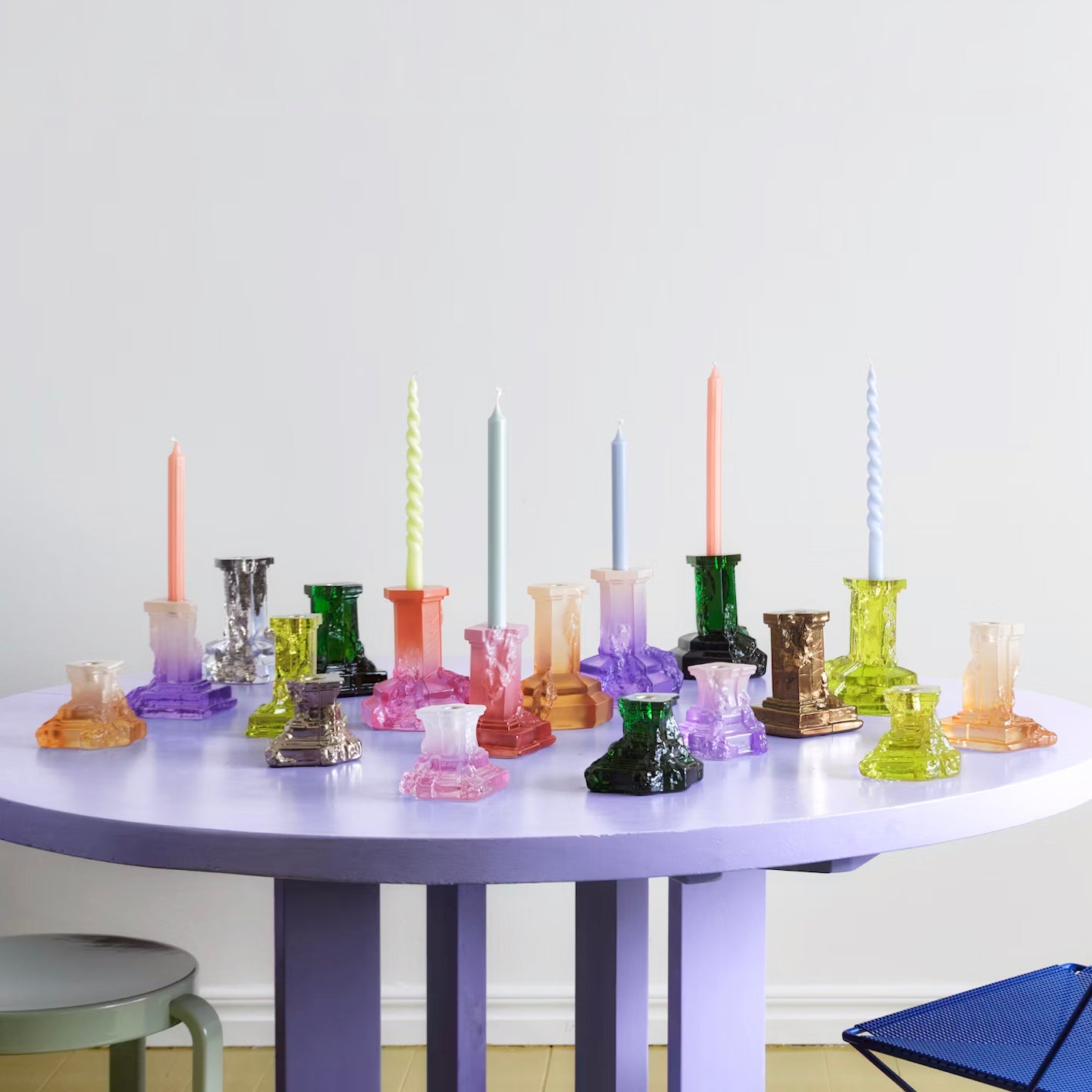 Orrefors Rocky Baroque Candlestick - Thumbnail 4