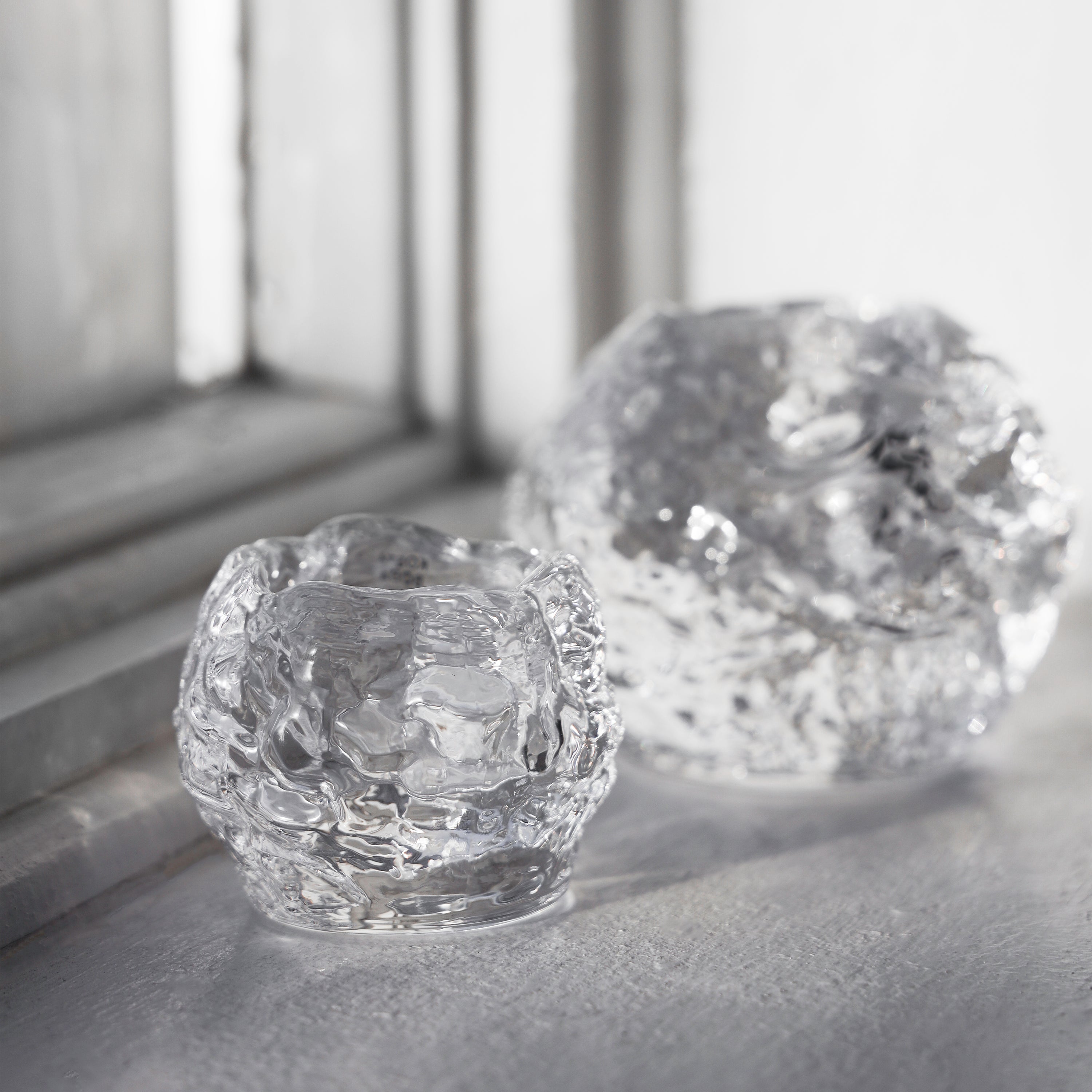 Kosta Boda Snowball Votive Set - 2Modern
