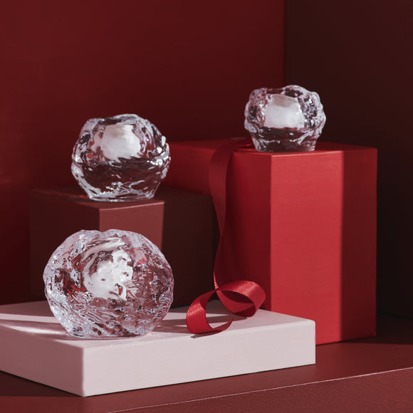 2個セット「KOSTA　BODA　 SNOWBALL 」キャンドルスタンド Amazon.com: Kosta Boda Snowball Crystal Votive, 3.5