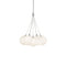 Bolla Chandelier  option Chrome / Opal Glass