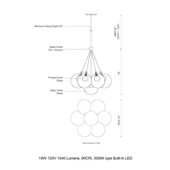 Bolla Chandelier