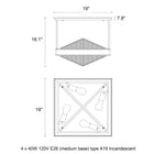 Cairo Semi Flush Mount
