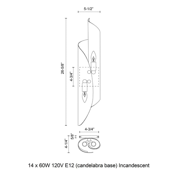 Parducci Bathroom Vanity Light