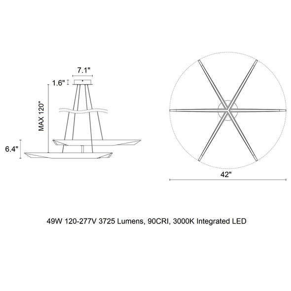Tachi LED Chandelier