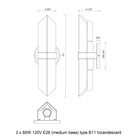 Valencia Bathroom Vanity Light
