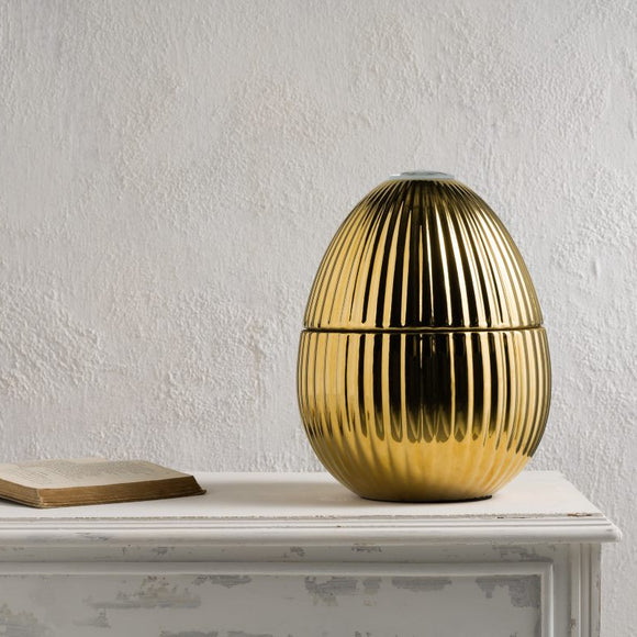Bois de Roussie 18k Golden Egg Candle