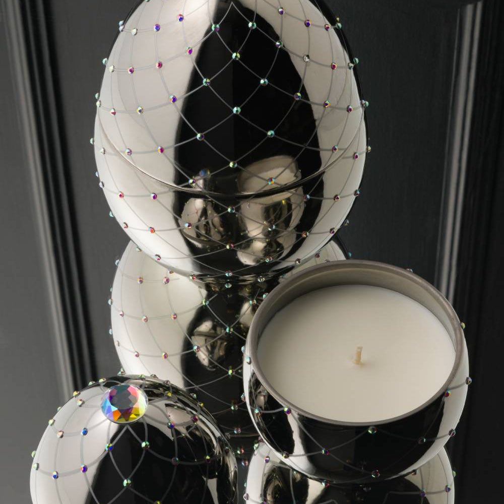 Bois de Roussie Diamond Egg Candle