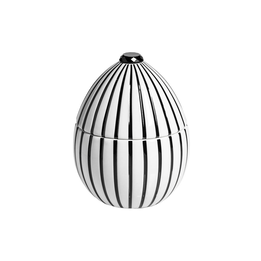 Bois de Roussie Stripes Egg Candle