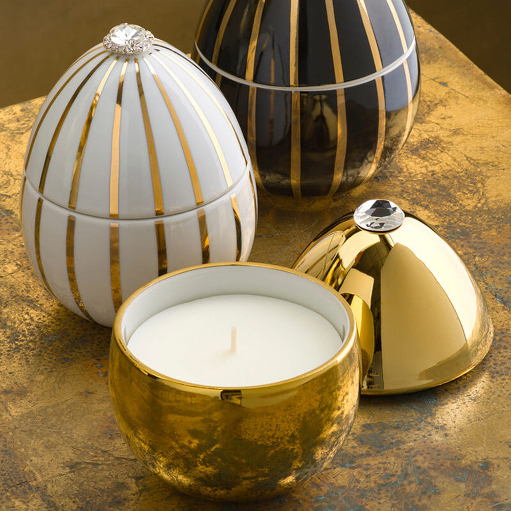 Bois de Roussie Golden Egg Candle