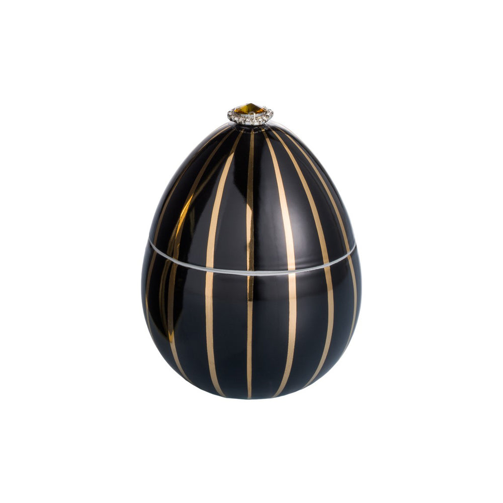 Bois de Roussie Stripes Egg Candle