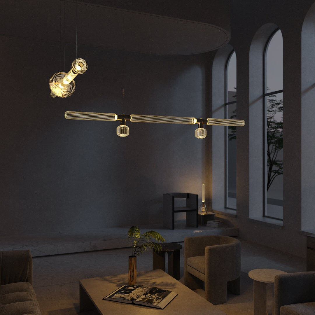 Lasvit Cipher Horizontal Pendant Light - 2Modern