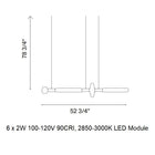 Cipher Horizontal Pendant Light