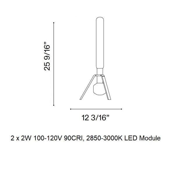 Cipher Table Lamp